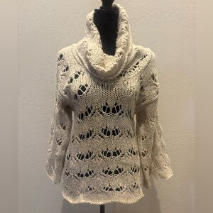 Subtle Luxury Cream Cowl Neck Sweater